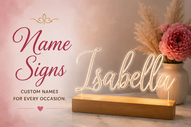 Personalized name sign